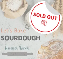 Sourdough bread, a rolling pin, and wheatgrass. This event is sold out. 