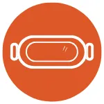 a casserole pan. 
