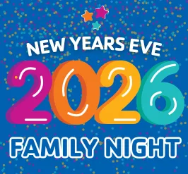 New Years Eve 2026. Stars and confetti.