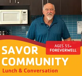 Presenter Lance Schaefer in the Downtown Teaching Kitchen.