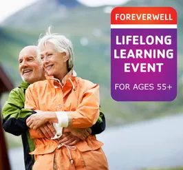 A healthy older couple enjoying quality time together.