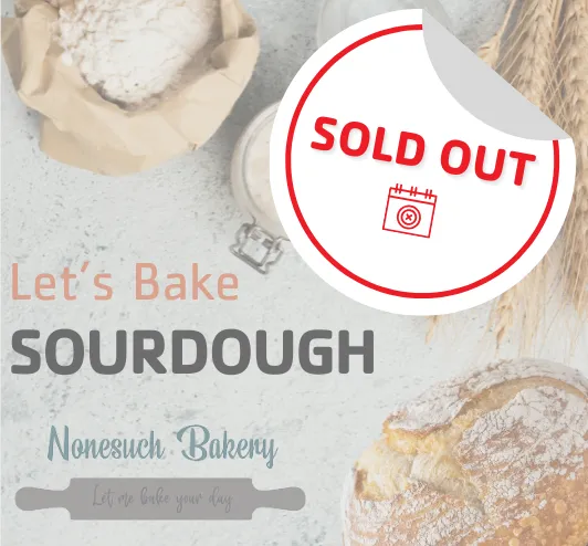 Sourdough bread, a rolling pin, and wheatgrass. This event is sold out.