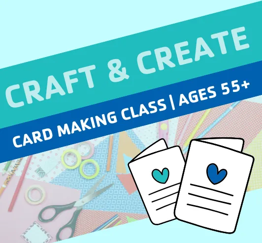 craft supplies and homemade cards.