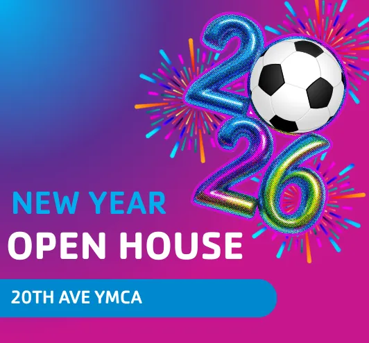 2026 open house. Fireworks and a soccer ball.