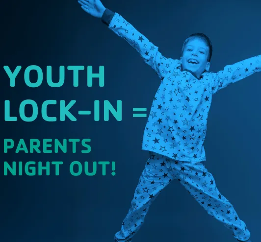 A happy child in pajamas.