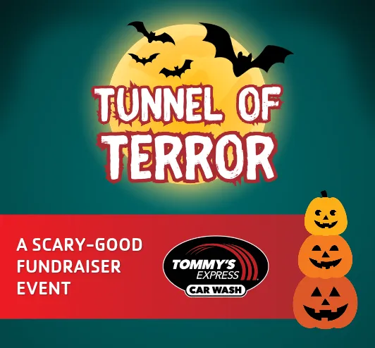A dark and spooky night. Tunnel of terror: a scary good fundraiser benefitting the Y.