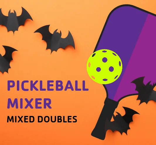 Bats surrounding a pickleball paddle.