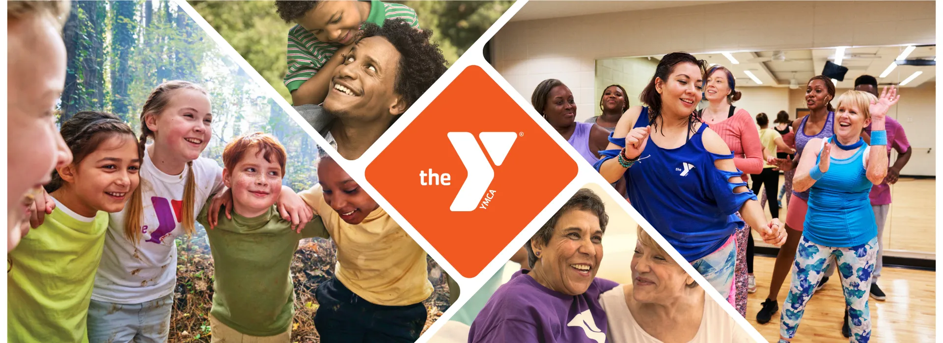 camp kids, people dancing, friends connecting at the gym.